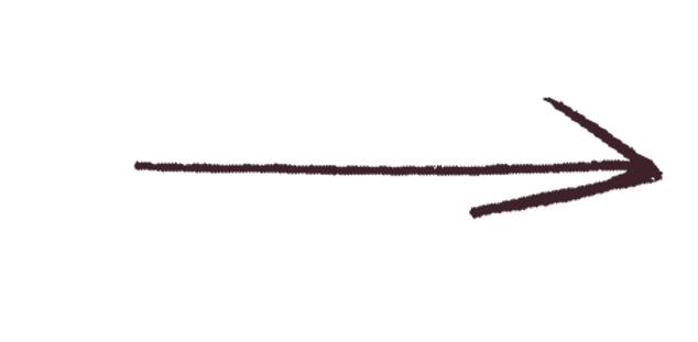 Hand drawn arrow