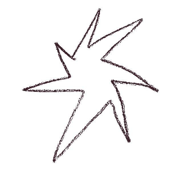 Hand-drawn star