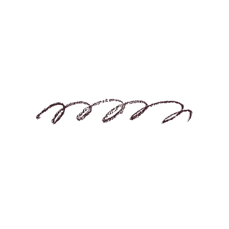 Hand drawn underline